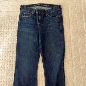 Citizens of humanity jeans, wide leg size 27